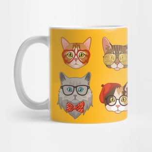 cats heads collection Mug